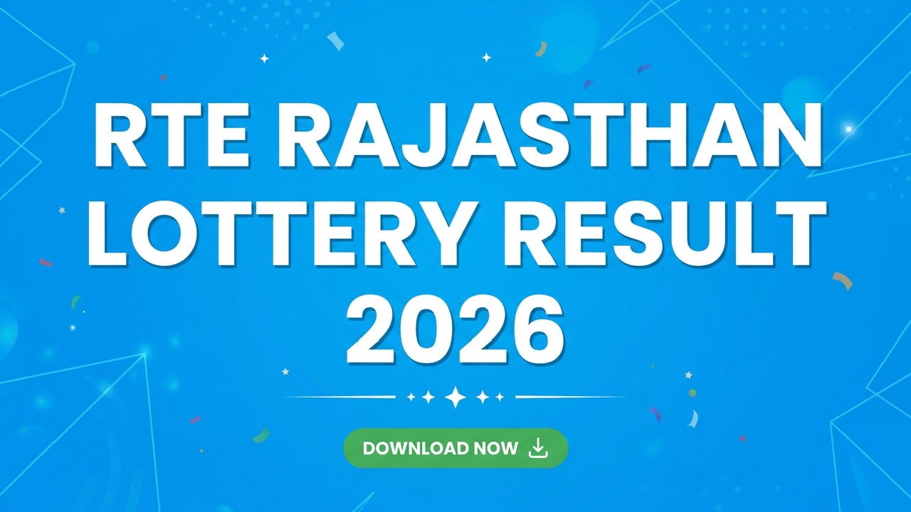 RTE Rajasthan Lottery Result 2026